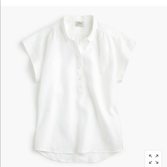 J. Crew Tops - J. Crew linen popover shirt
